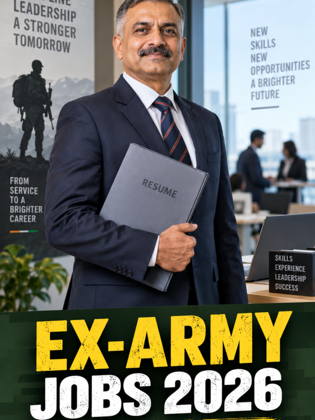 Ex-Army Jobs 2026: High-Salary Career Opportunities for Officers, JCOs & ORs