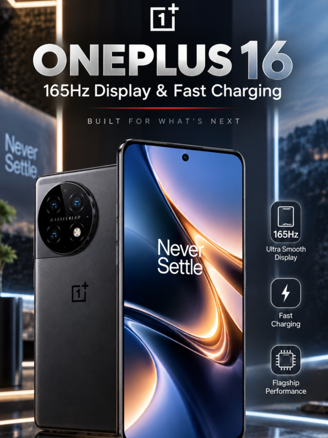 OnePlus 16 Teased With 165Hz Display: Charging Speed & Key Details